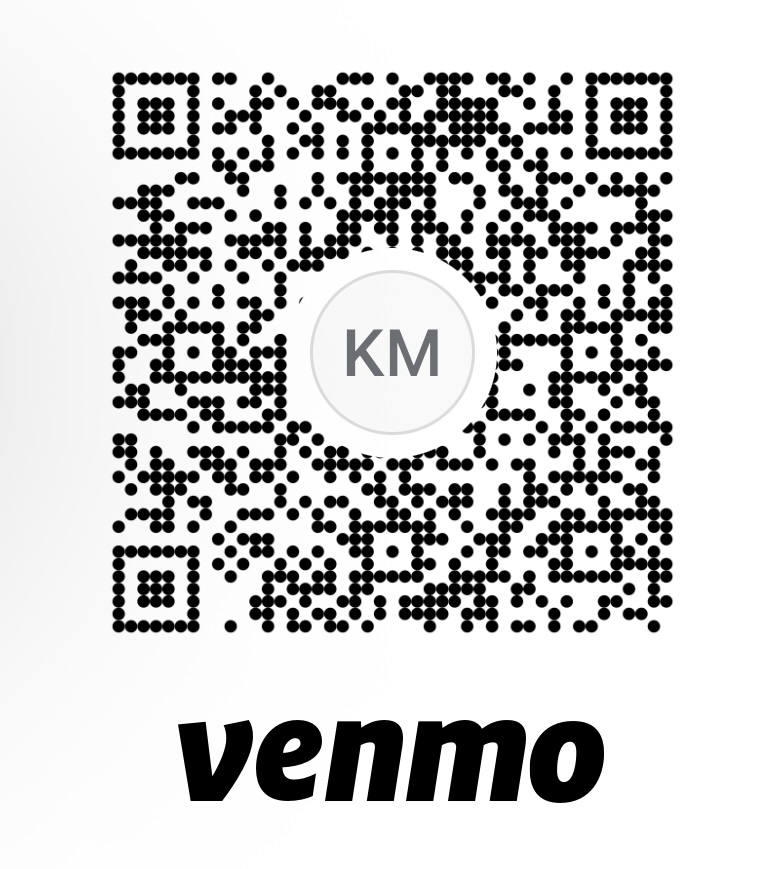 Venmo QR code for the Val Voices membership fee